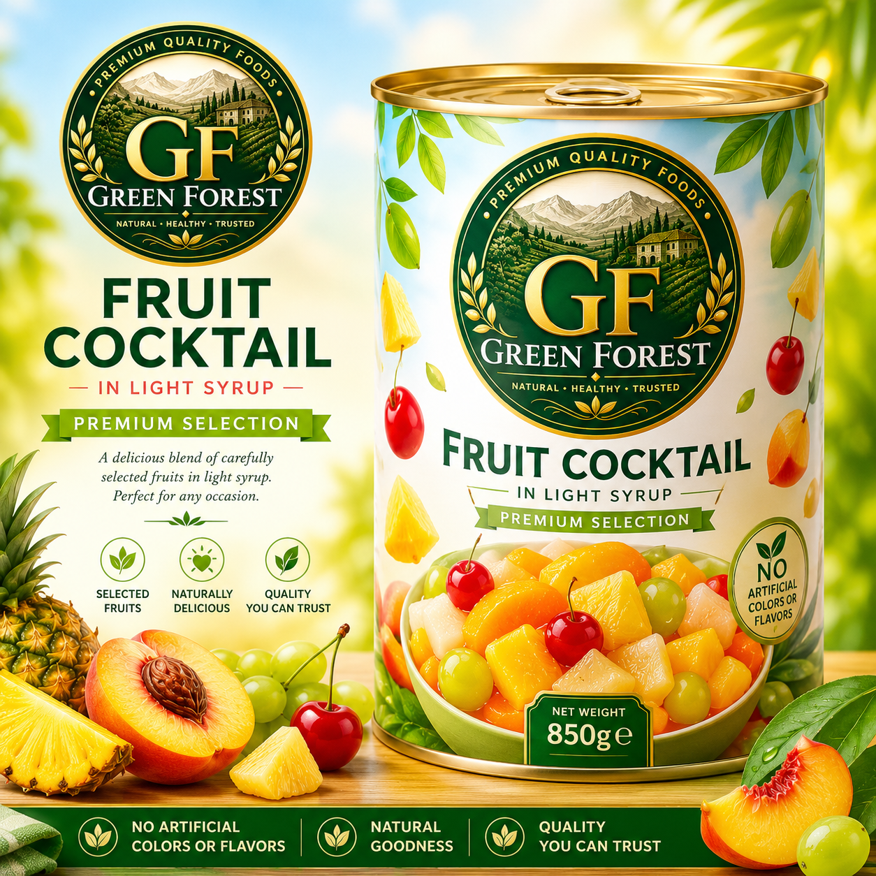 Green Forest canned foods collection
